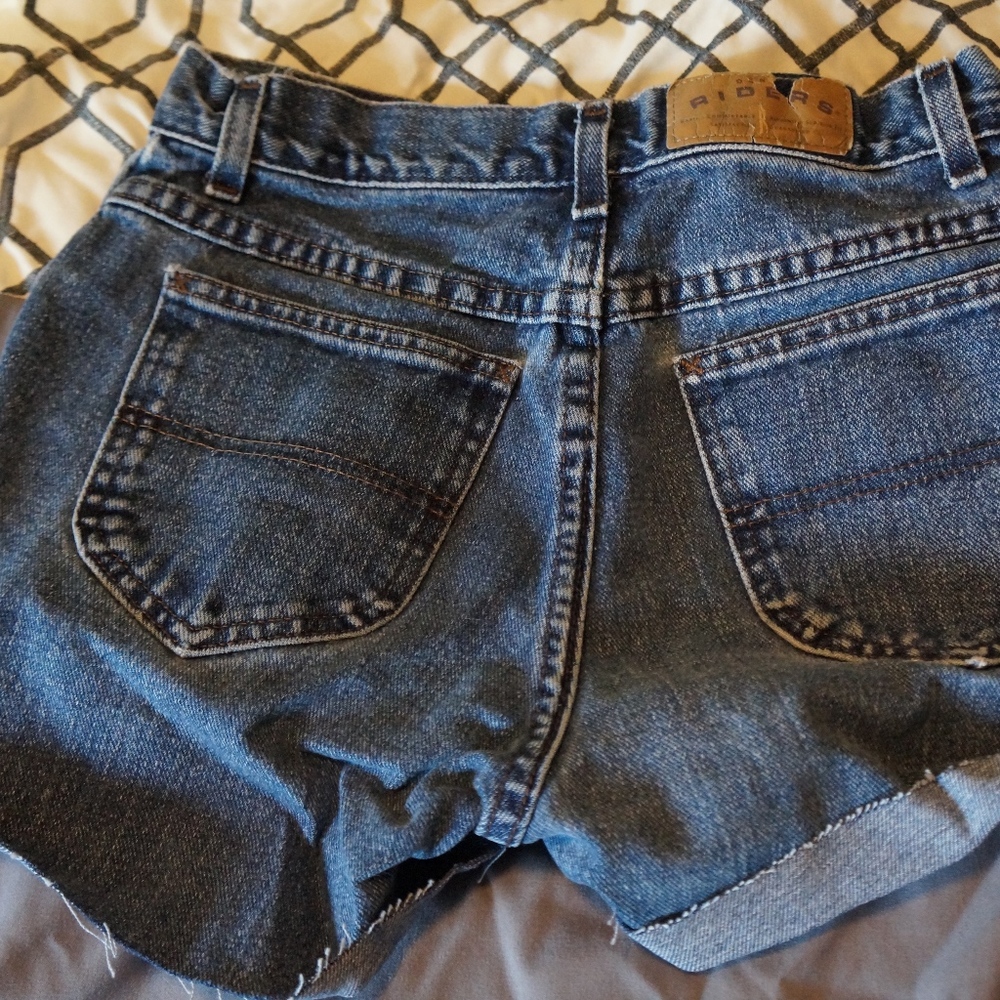 Rider's Cut-off Jean Shorts